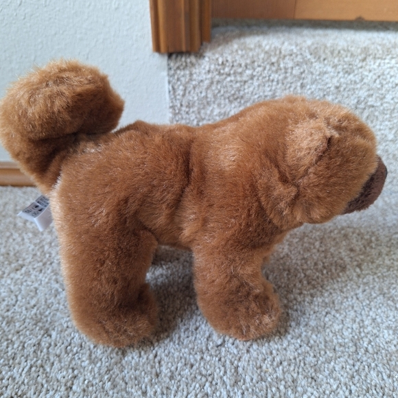 Ganz Webkinz Classic Chow Chow HM415 brown plush dog - Picture 3 of 6
